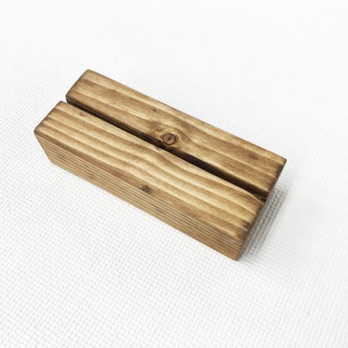 木製カードスタンド/ブラウン
