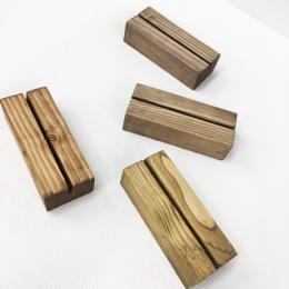木製カードスタンド/ブラウン④